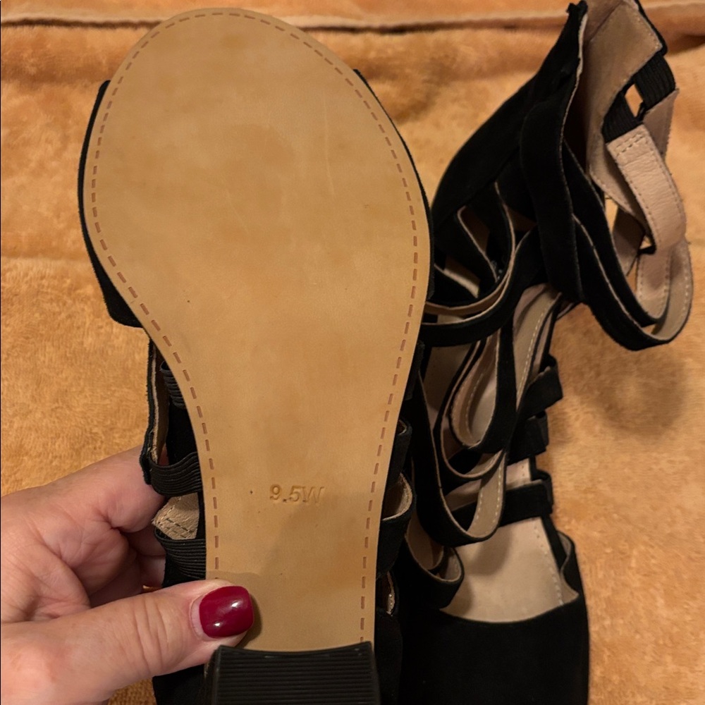 Torrid Elegant Black Strappy Women's Shoes - 9.5 W - Picture 3 of 12